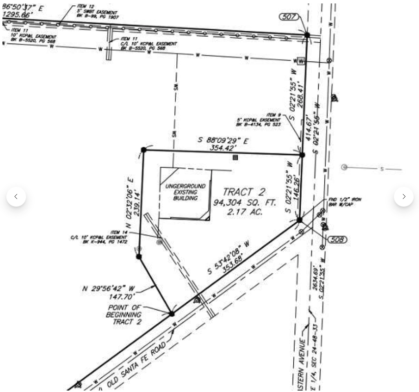 Property plat — Tract 3 (84,504 SF)