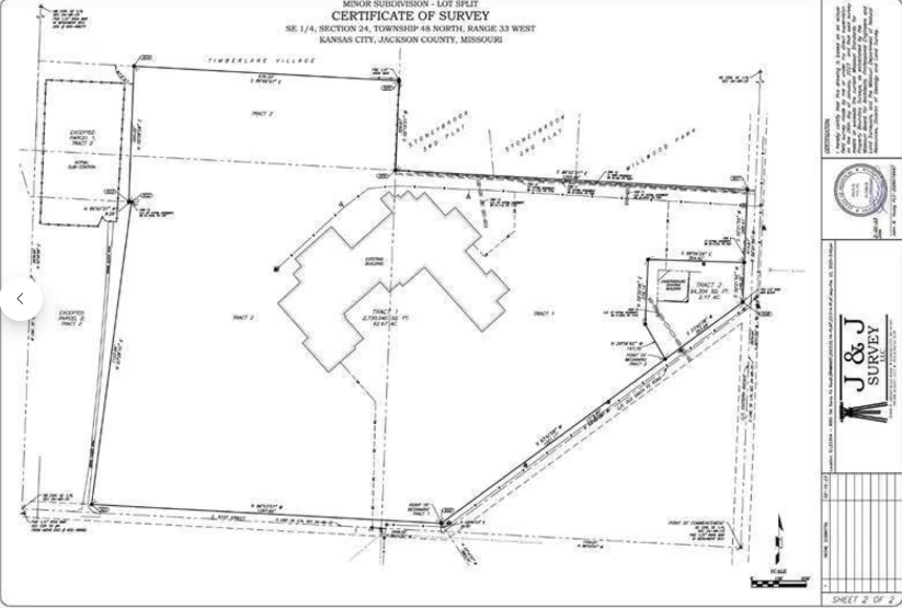 Certificate of Survey — Jackson County, Missouri